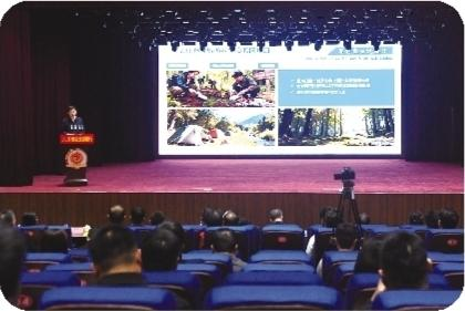 產業項目負責人對項目進行宣講。