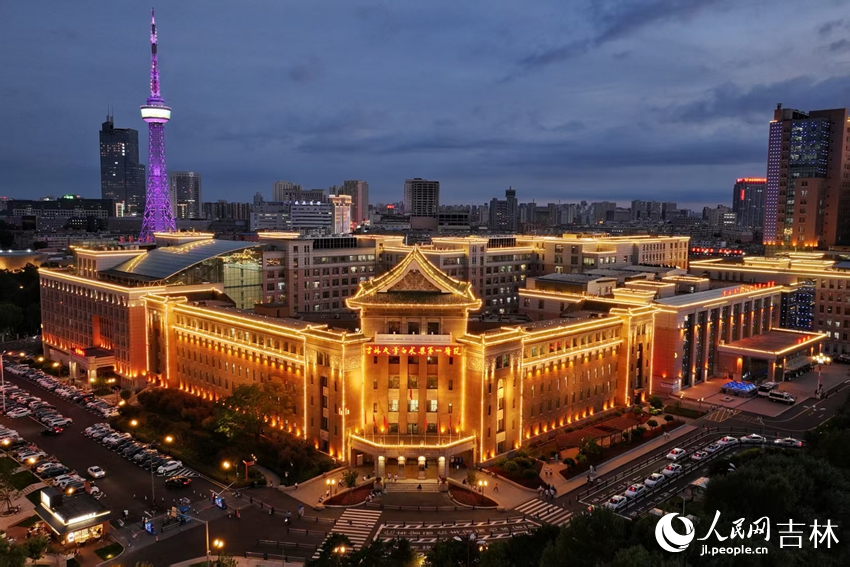 吉林大學白求恩第一醫院，偽滿洲國軍事部舊址。人民網記者 李洋攝